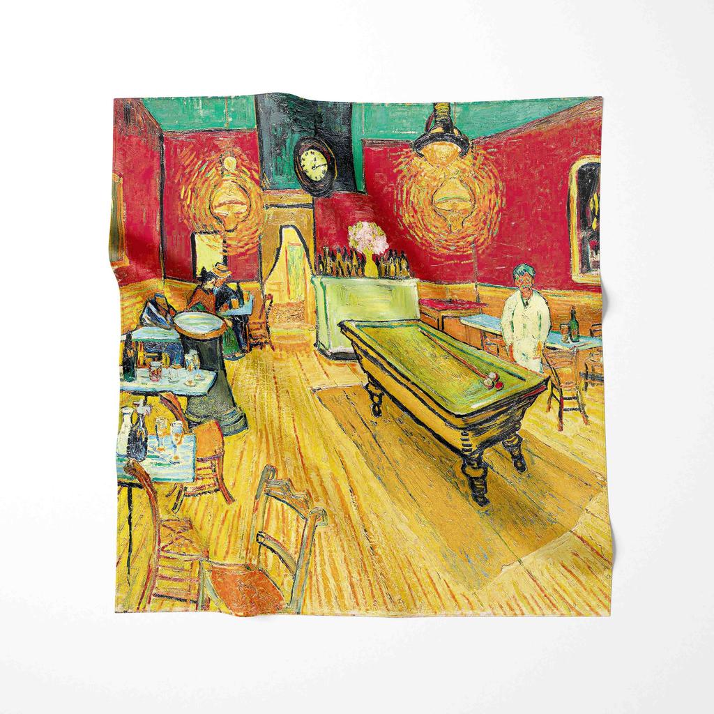 70CM New Luxury Van Gogh Oil Painting Brand Women Pashmina Neckerchief Scarves Shawl Wraps Designer Bufandas Female Foulard