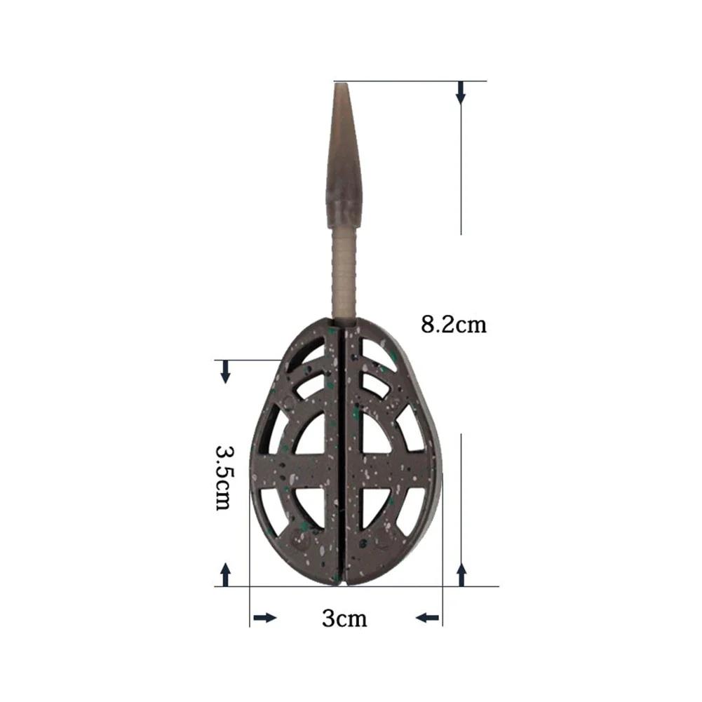 Inline-Method Feeder Bait Thrower Carp Fishing Bait Holder Tool Feeder Fishing Bait Thrower Feeder Fishing Accessory