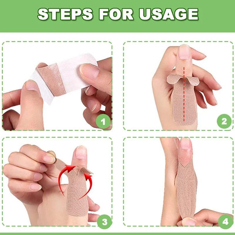 Sports Elastic Finger Protector Tape Ergonomic Skin Color Bowling Thumb Support Anti-Friction Finger Wrap Athletic Finger