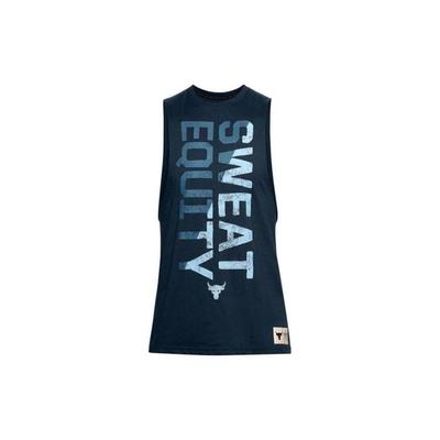 Project Rock Training Sports Vest Men Tops Navy-Blue 1357185-408
