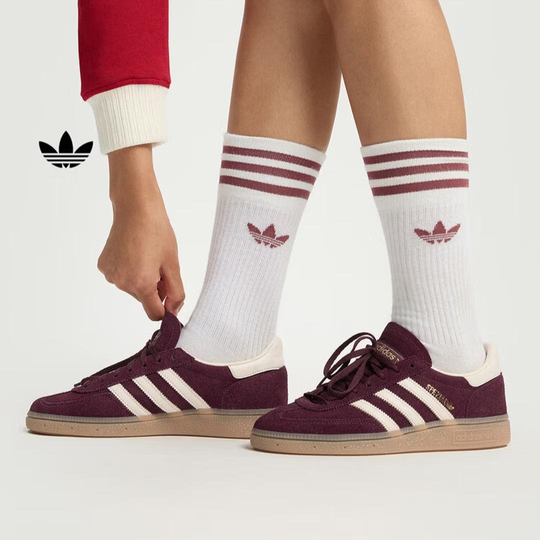 

Adidas T-shaped Shoes HANDBALL SPEZIAL Versatile Slip-on Shoes, Adidas Clover JP8726 44.5