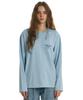 Kimseupeulesikoteunmakes Mini Bomb Line Logo Long Sleeve T-Shirt Blue