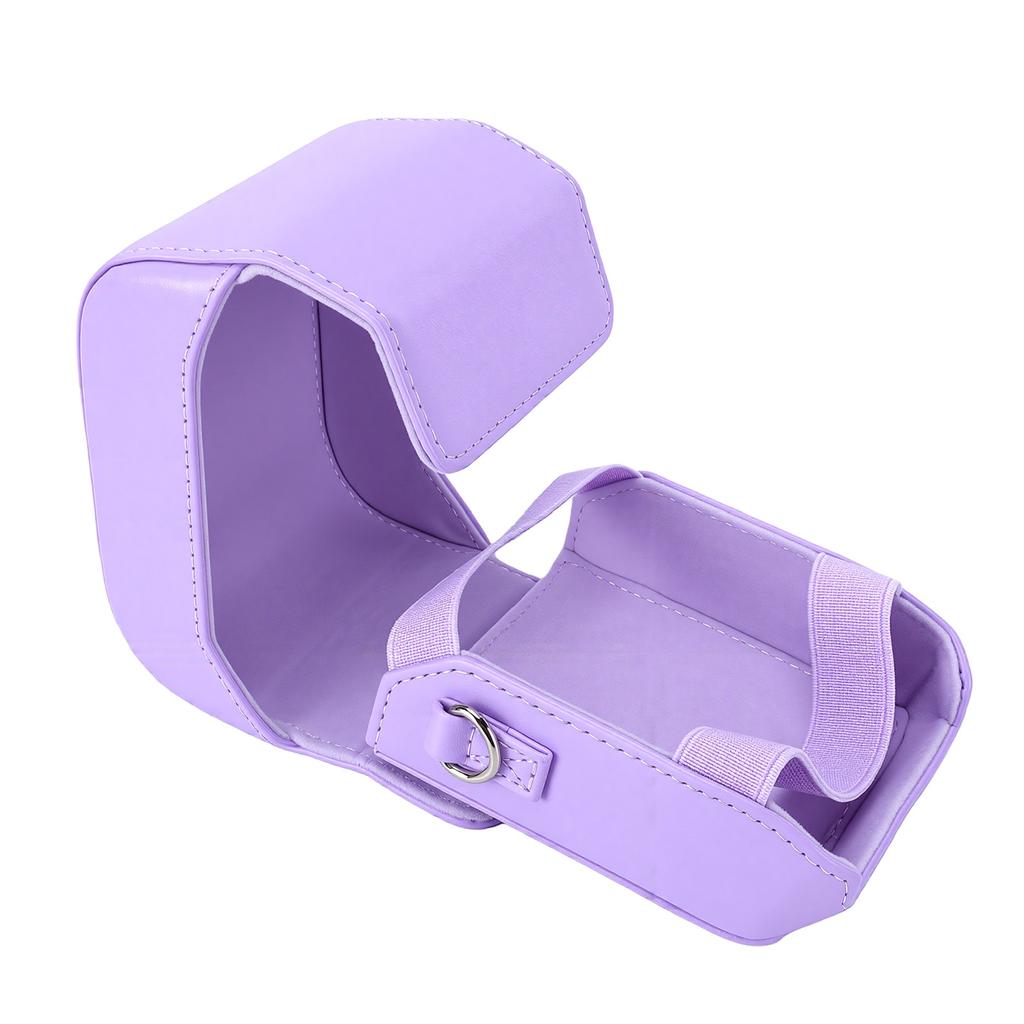 Kameratasche passend für Polaroid Go Vintage PU-Leder Kamera-Aufbewahrungstasche Magnetverschluss Verstellbarer Riemen für Reisen