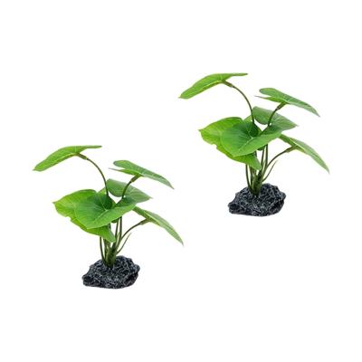 Modelo de Folha para Paisagismo de Aquário Decorações para Aquários Artesanato Artístico Ornatos para Habitat de Terrário