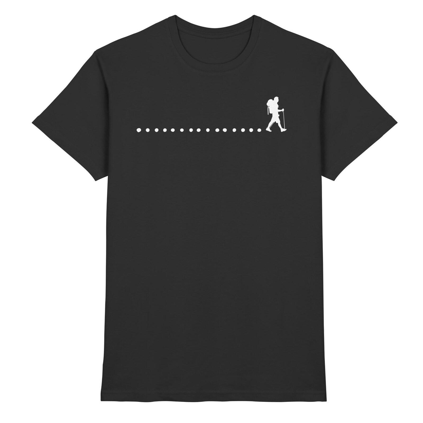 #32 Hiking Mountain Outdoor Hiking Boots Gift Mountaineering Black T-Shirt S