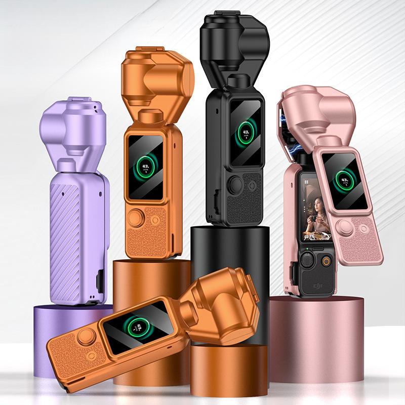 For DJI Osmo Pocket 4 Magnetic Protective Case Shockproof Hard Cover Anti-Scratch Camera Cover for Action Photography