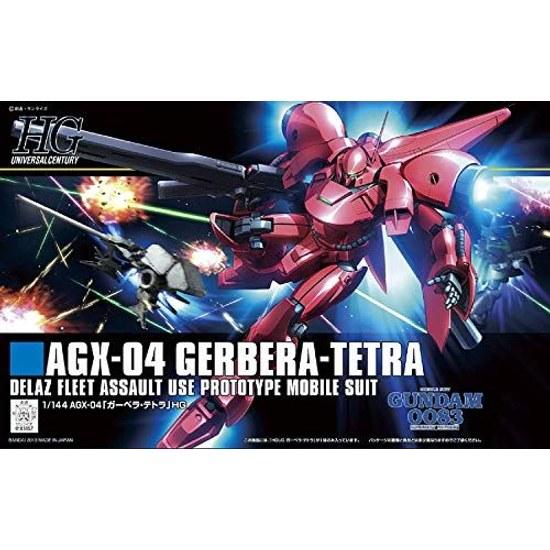BANDAI SPIRITS HGUC Mobile Suit Gundam 0083 AGX-04 Gerbera Tetra 1 144 scale pre-colored plastic model