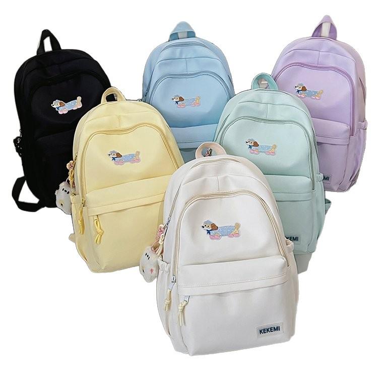 Schoolbag Japanese ins schoolbag female small fresh simple cute versatile large capacity travel junior high school student backpack