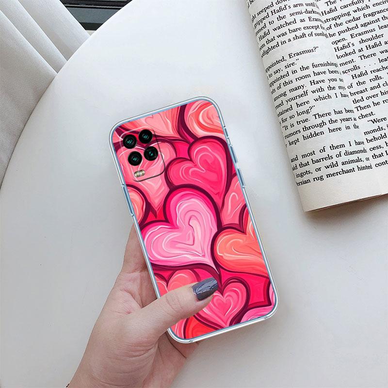 Calm Heart Art Transparent Phone Case for Motorola Moto G10 G20 G30 G31 G32 G34 G35 G41 G42 G50 G51 G52 G55 G60 G60S