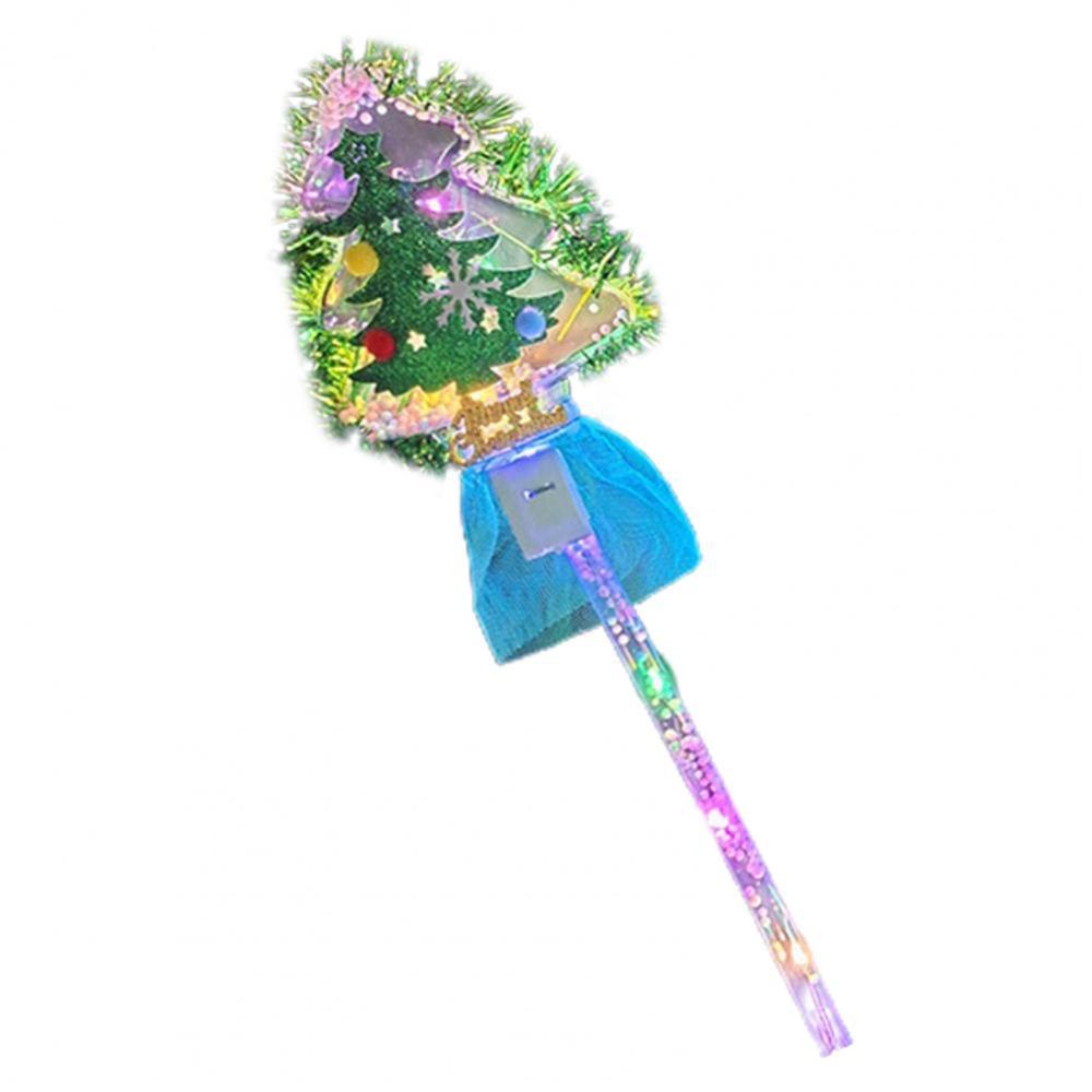 Magic Toy Children Gifts Xmas Home Decor Christmas Tree Glow Stick Light-Up Wand Magical Wand Props