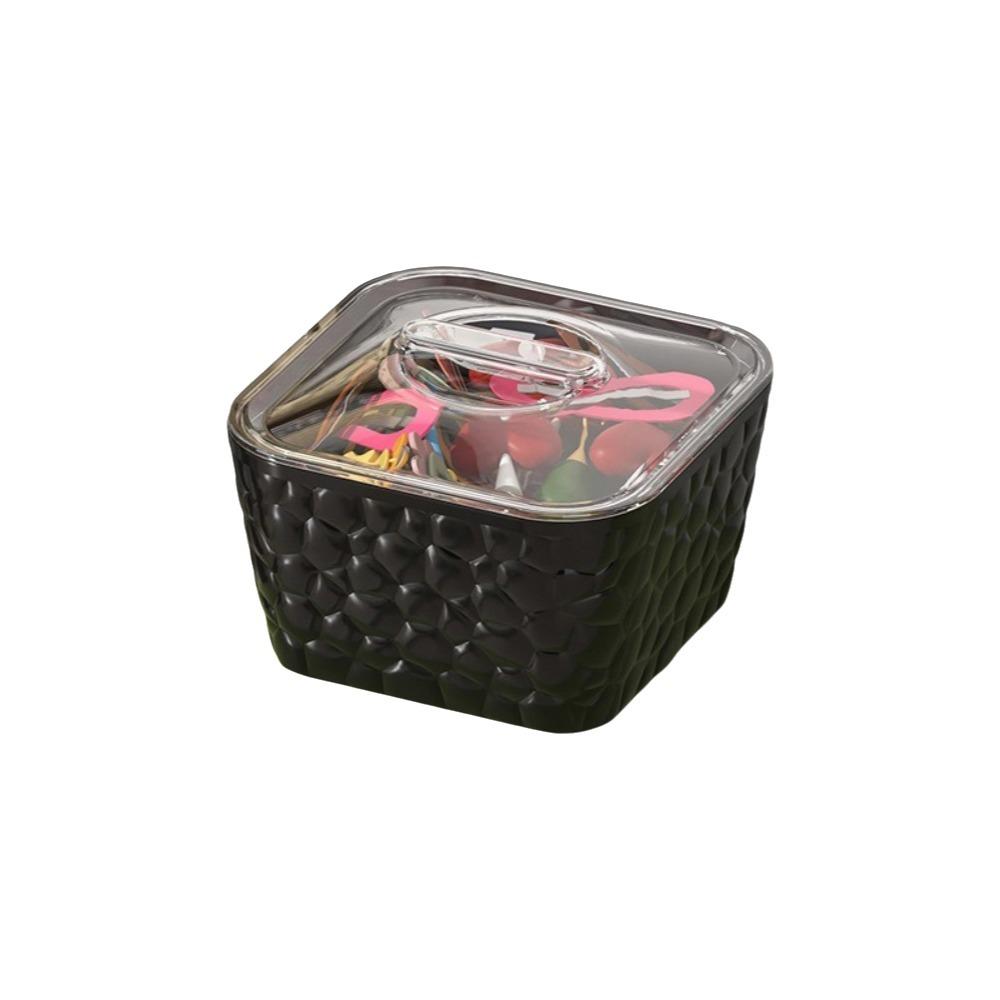 Dust-proof Hair Accessory Storage Box Plastic Laundry Pods Container  Hair Clip Storage