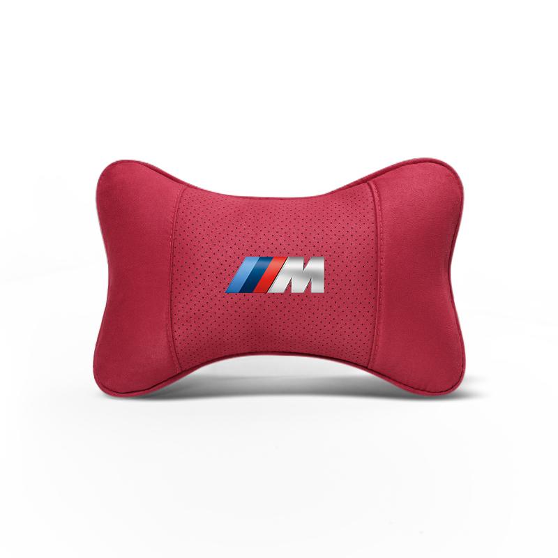 1pcs Car Headrest with Soft Suede Upholstery Valve Cap For BMW X1 X2 X3 X5 X4 X6 X7 iX3 F20 F10 F07 E70 E46 E90 E92 E60 E39