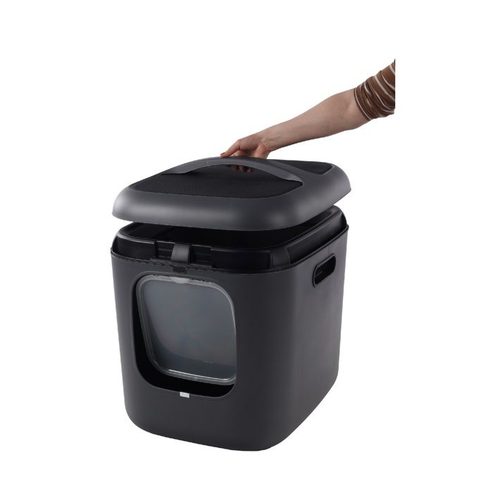Maison de toilette pour chat Romy 61,5 x 50 x 57,5 cm anthracite