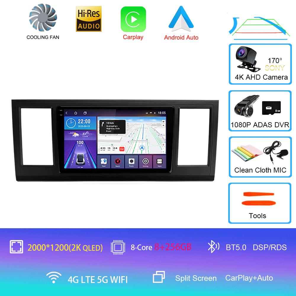 Radio Auto Android 14 Carplay Auto Player Multimedia Pentru Volkswagen Caravelle 6 T6.1 T6 2015-2020 Autoradio Stereo 2din Unitate Principală