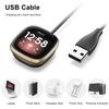 Přenosný USB magnetický nabíjecí dokovací adaptér pro Fitbit Versa 3 Rychlonabíjecí napájecí kabel pro Fitbit Sense Příslušenství pro chytré hodinky