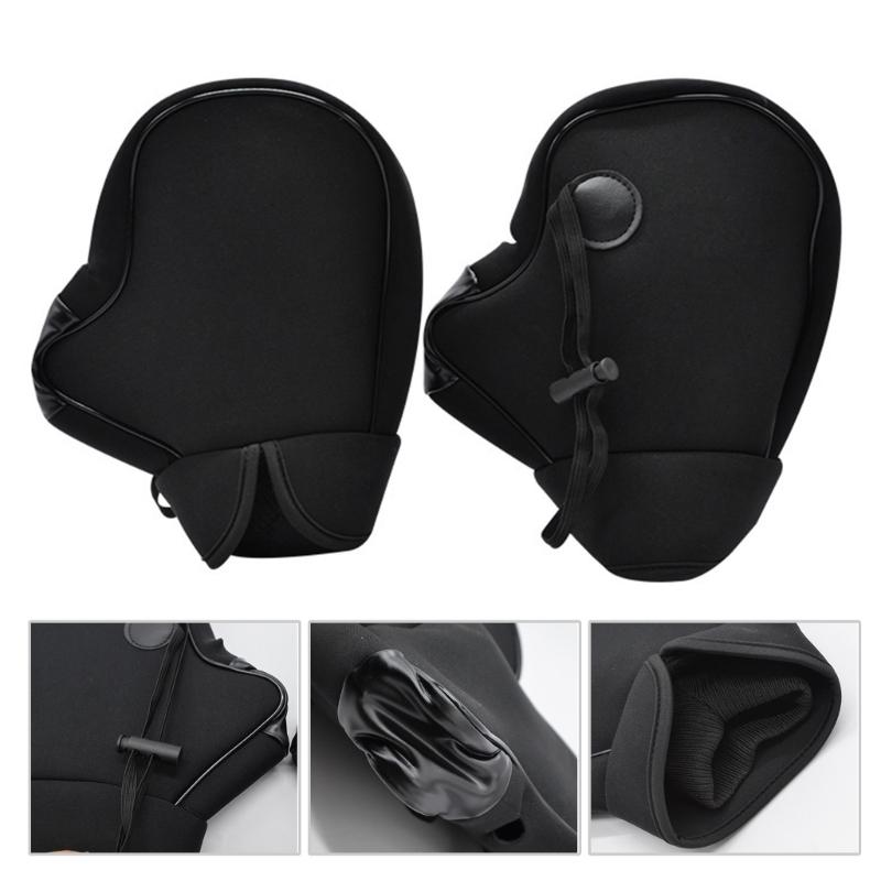 Universal Fit Motorcycle Handlebar Covers with Enhanced Wind Protection & Soft Inner Lining Waterproof Motorcycle Mitten