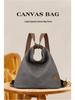 2025 Stylish Large-Capacity Korean Canvas Backpack: Versatile One-Shoulder Women’s Bag with Handles and Straps