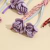 New Trend Rose Flower Design Fashion Bag Charm Woven Rope Car Hanging Piece Chic Accessories Gift A430 Bag Charm