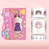 Cute Princess Dress Up Waterproof Sticker Girl Cartoon Washi Tape Set Cute Children'S Handbook Character Decoration Sticker