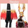 Stylowy kostium cosplay Demon Slayer Kimetsu No Yaiba Rengoku Kyoujurou Kimono Szata Garnitur Z Wykwintnym Wykonaniem I Wygodnym Dopasowaniem