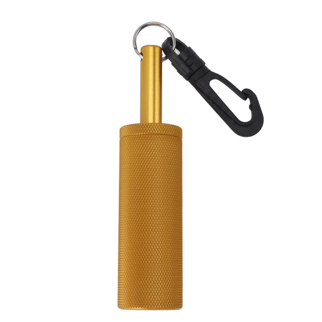 Signal Bell Diving Stick Noise Maker Crisp Sound Aluminum Alloy Underwater Shaker Bell with Clip