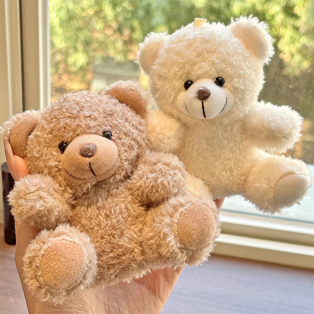 Cute Bear Doll Sweater Bear Keychain Bag Pendant Creative Plush Doll Couple Girlfriend Gift Pendant