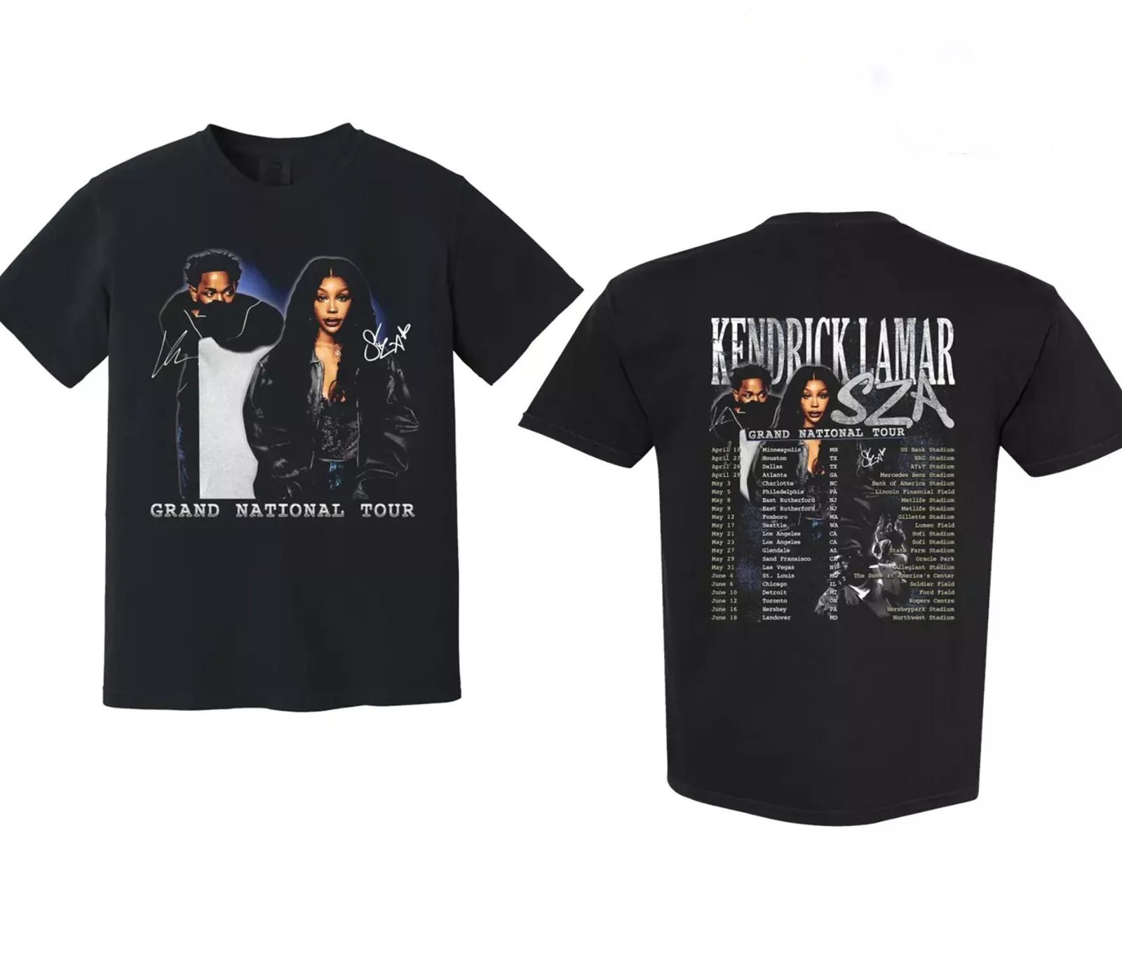 Grand National Tour 2026 T Shirt GNX Kendrick Lamar Sza Shirt Fan Gift XXXL