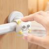3 Pieces Silicone Kitten Door Knob Protectors With Cartoon Shape For Household Use