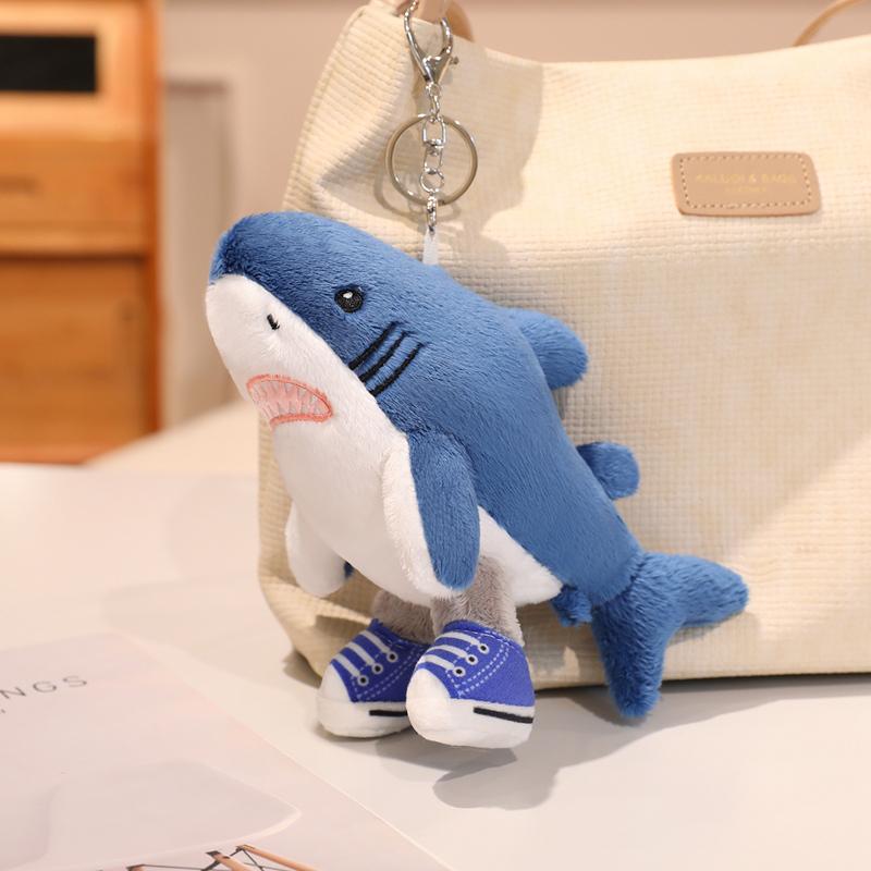 20/30cm Tung Tung Tung Sahur Plush Tralalelo Tralala Plush Toy Cute Shoe-wearing Shark Italian Brainrot Al Toys Shark Kids Gifts