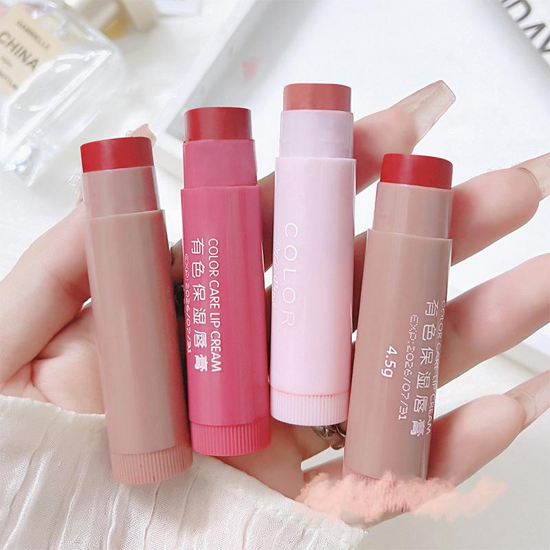 Lip Balm Moisturizing Anti-Dry Lip Balm Easy To Carry Anti-Cracking Lipstick Colored Lip Tint Makeup Lip Gloss Cosmetics