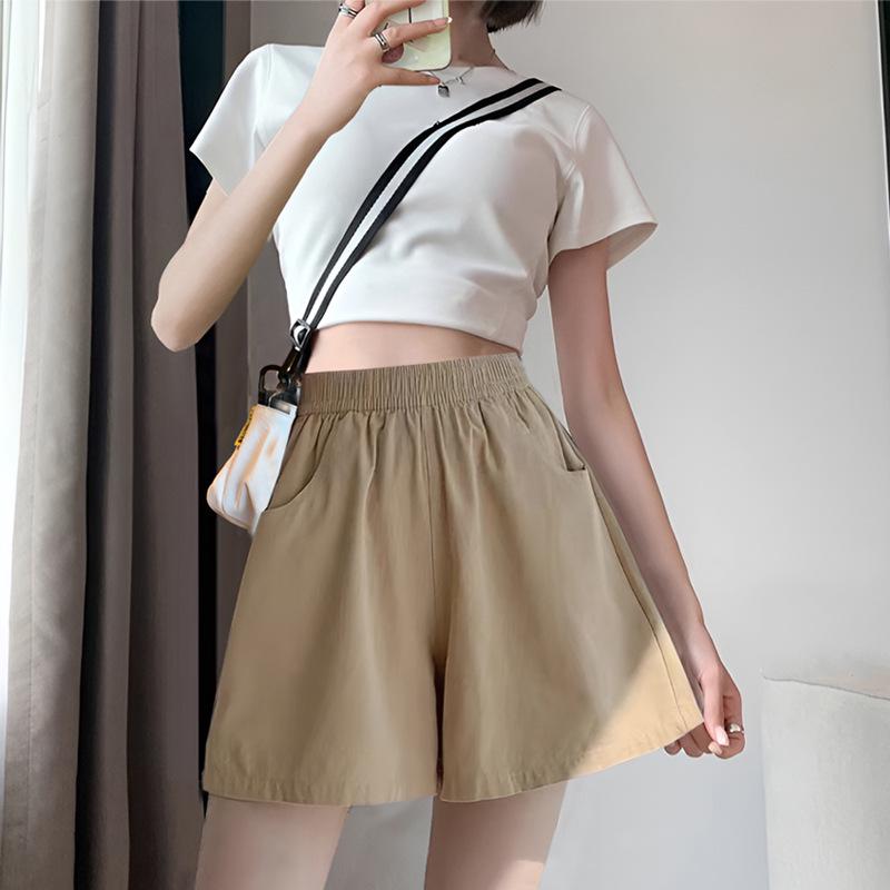 

Women s High-Waisted Cotton Linen Summer Shorts - Slimming, Loose, Straight-Leg, Five-Point Casual Pants 2025 S (Recommended 40-48 kg)