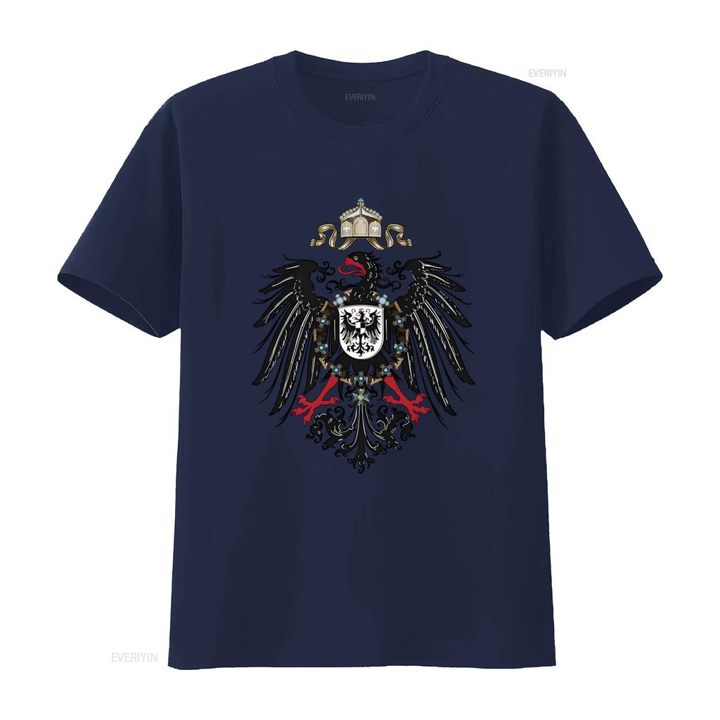 Preußischer Adler T-Shirt Deutschland Souveränitätszeichen Druck Einzigartiges Design für Männer und Frauen vintage Gewaschen Vielseitig Stilvoll Lässig