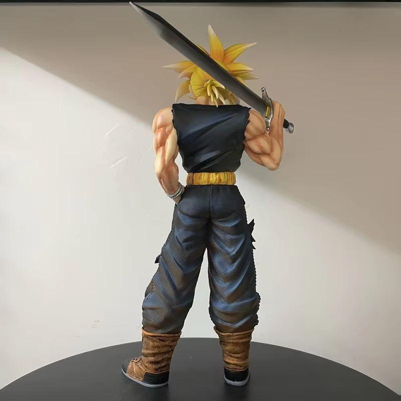 Anime Dragon Ball Z Trunks Action Figure Toys 30cm DBZ Super Saiyan Figuras Collection GK Statue Model Ornament Gift for Fans