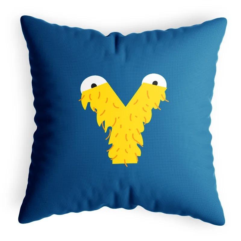 Cartoon Funny Animal Letter Pillowcase Home Decoration Children's Room Game Pillowcase Living Room Sofa Cushion Cover