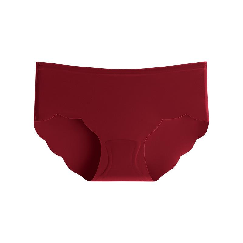 Sexy red suit, women's underwear without side bones, gathered jelly lift, non-magnetic anti-sagging, closed breast bra