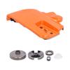 Chain Sprocket Clutch Cover Kit Fit for Husqvarna 353 351 350 346XP 345 Chainsaw