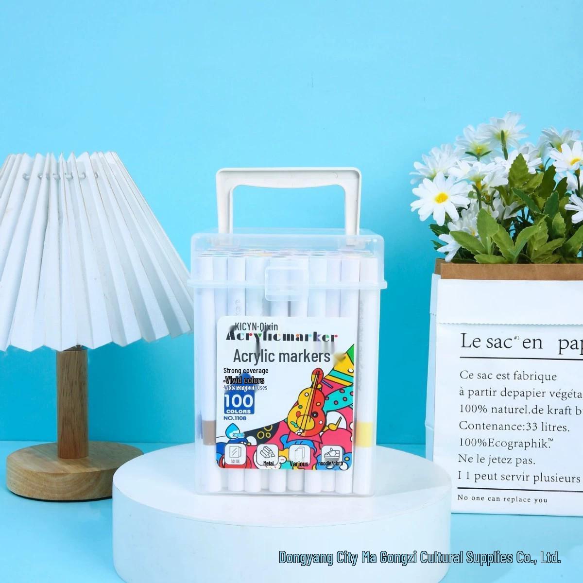 

Быстросохнущий черный акриловый маркер: Не растекающиеся, наслаиваемые, мягкий наконечник для детского граффити-искусства