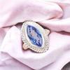 Natural Tanzanite Gemstone 925 Sterling Silver Pretty Jewelry Ring For Women RR-26-9