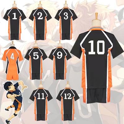 Anime Haikyuu Cosplay Costume Karasuno Volley Ball Club Hinata Shyouyou Sportswear Uniform