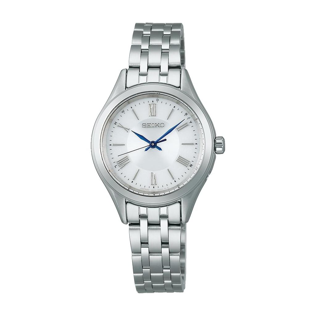 Seiko Watch SSDY047 Selection S Series Solar Pair Silver Women's Radio-Controlled Watch,