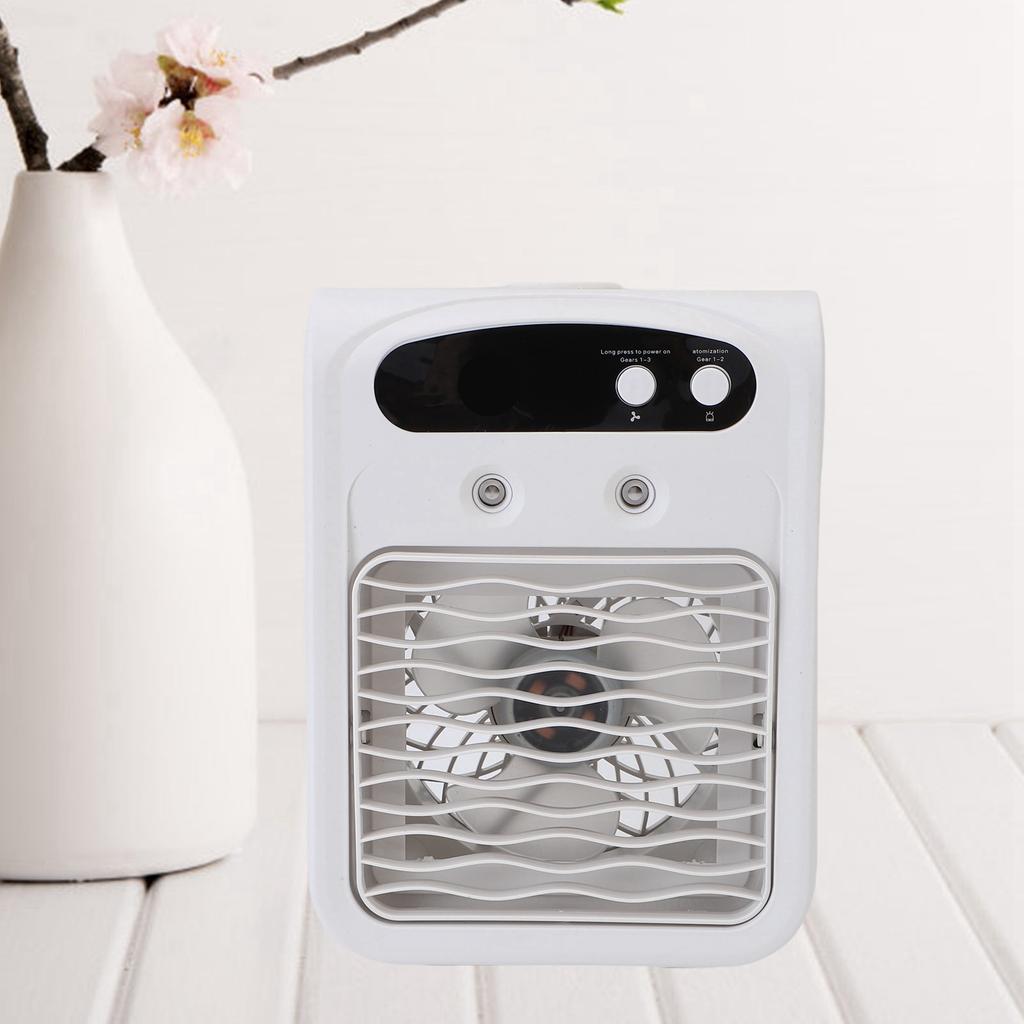Desktop   Conditioner with Humidifier 1000ml Water   USB Rechargeable Quiet Desk   Cooler for Bedroom Offices