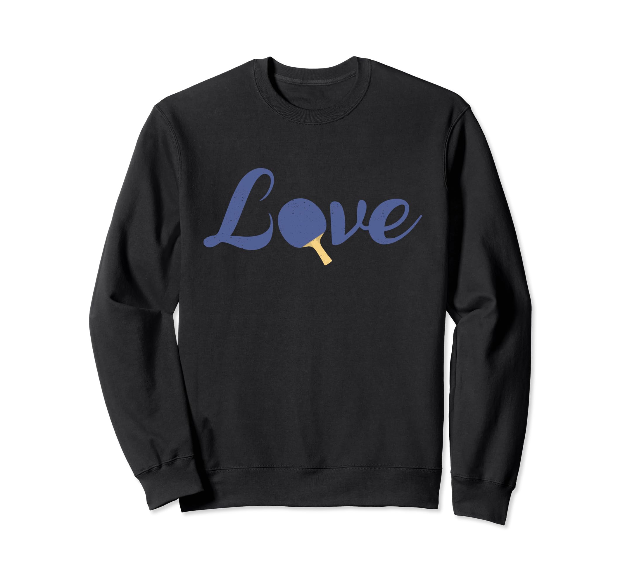 

Love Table Tennis Ball Game Enthusiast and Sweatshirt Racket, Fan, Women s Men s чёрный