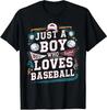 Baseball Baseball Players Just a Who Loves Funny Unisex T-Shirt