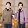 Autumn and Winter Fleece Jacket Jacket New Women's Casual Warm Hooded Short Sweater