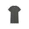 New MLB Short Sleeved Dress Women's Black 3FOPM0133-50BKS