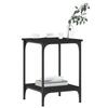 VidaXL Coffee Table Black 40x40x55 Cm Engineered Wood 832823