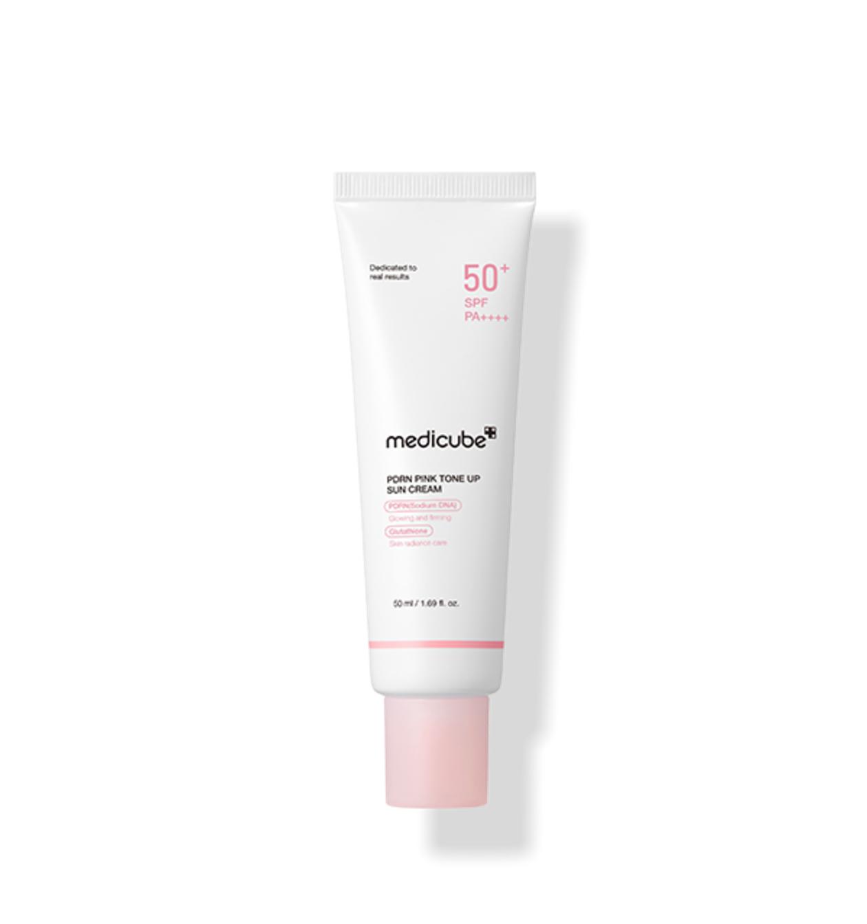 Medicube PDRN Pink Tone-Up Sunscreen 50ml x 2