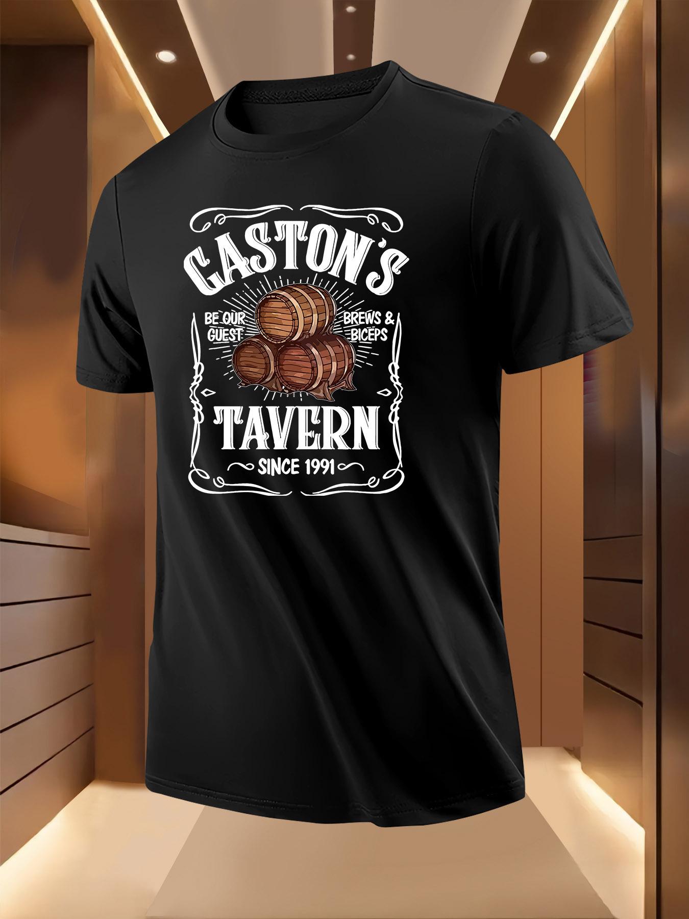 Vintage Tavern - Retro Pub Graphic Tee with  CASTON s TAVERN  Design T-shirt XS