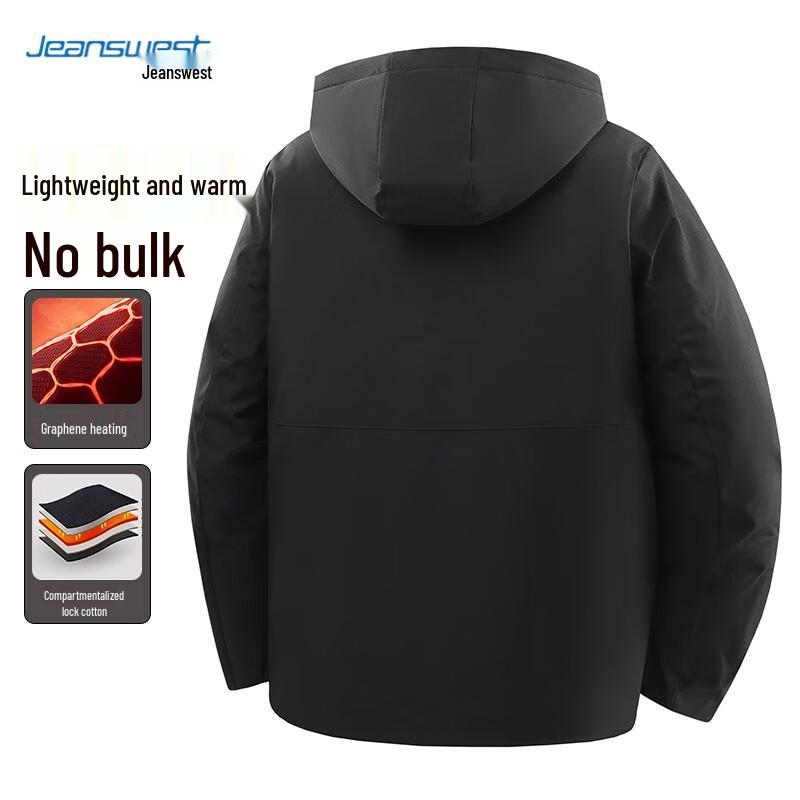 Jeanswest Men's Detachable Hood Padded Jacket