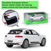 1/24 Scale WELLY Porsche Macan Turbo Alloy Car Model Diecasts Metal Toy Vehicles Car Model High Simulation Collection Childrens Gifts